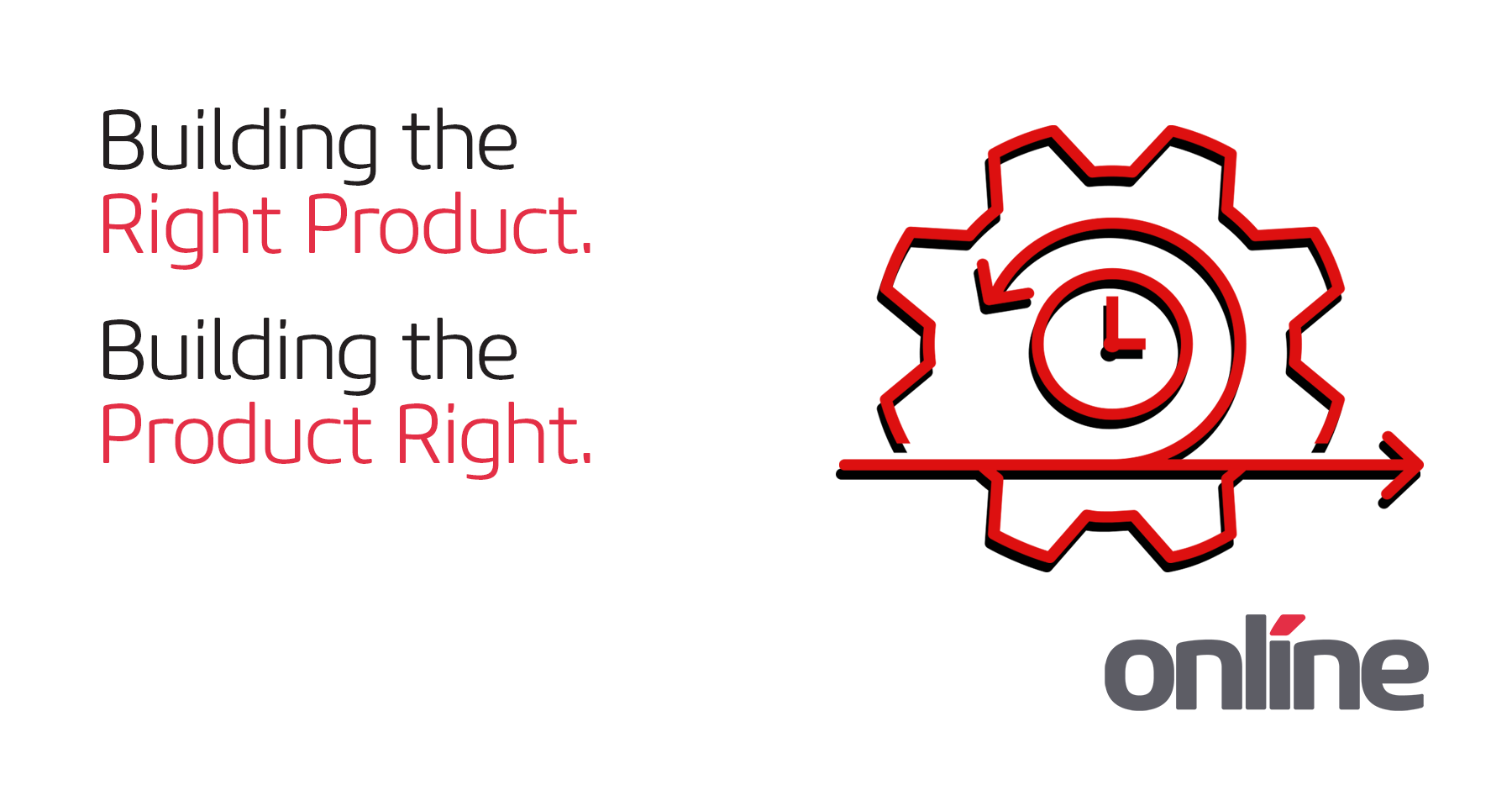 Building the Right Product. Building the Product Right.