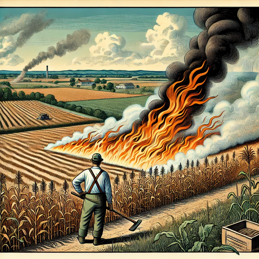 farming - controlled burn